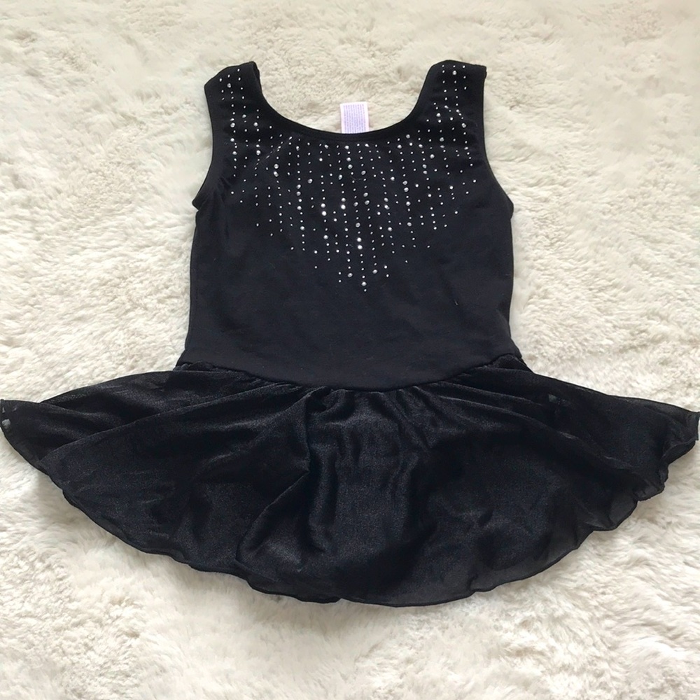 More than magic girl’s black tutu dress